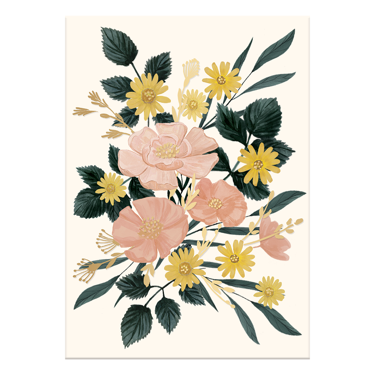 Blank Bouquet Greeting Card