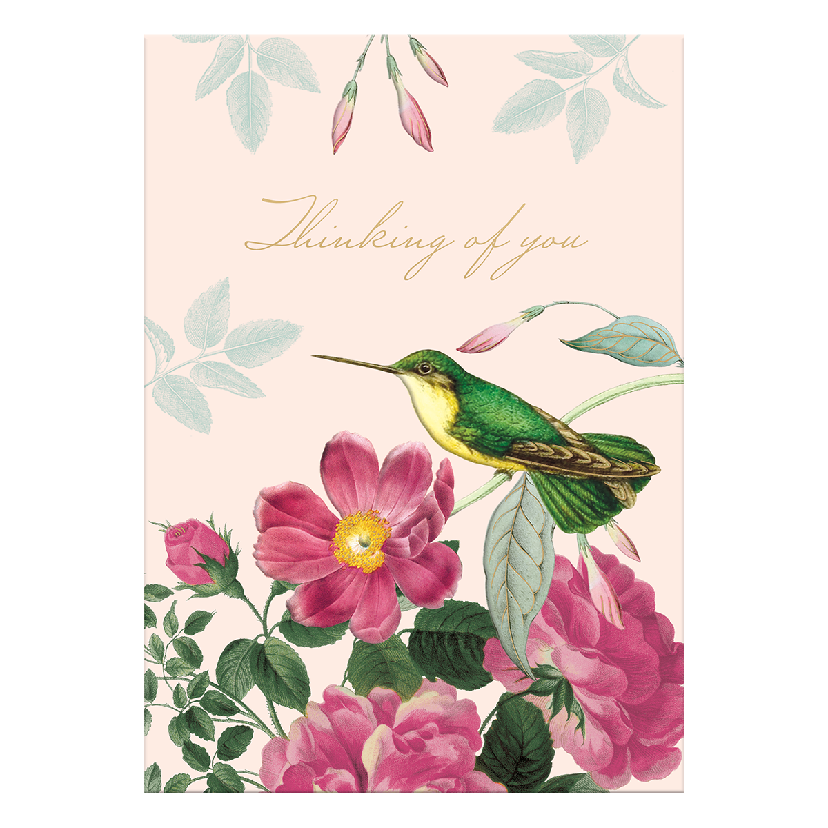 Thinking of You Hummingbird Greeting Card