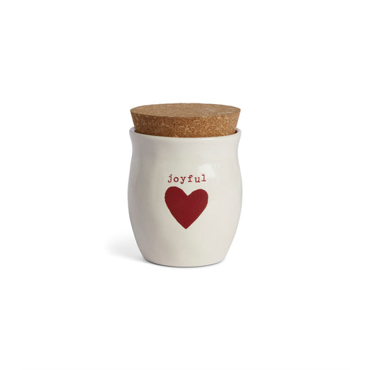Joyful Heart Small Candle