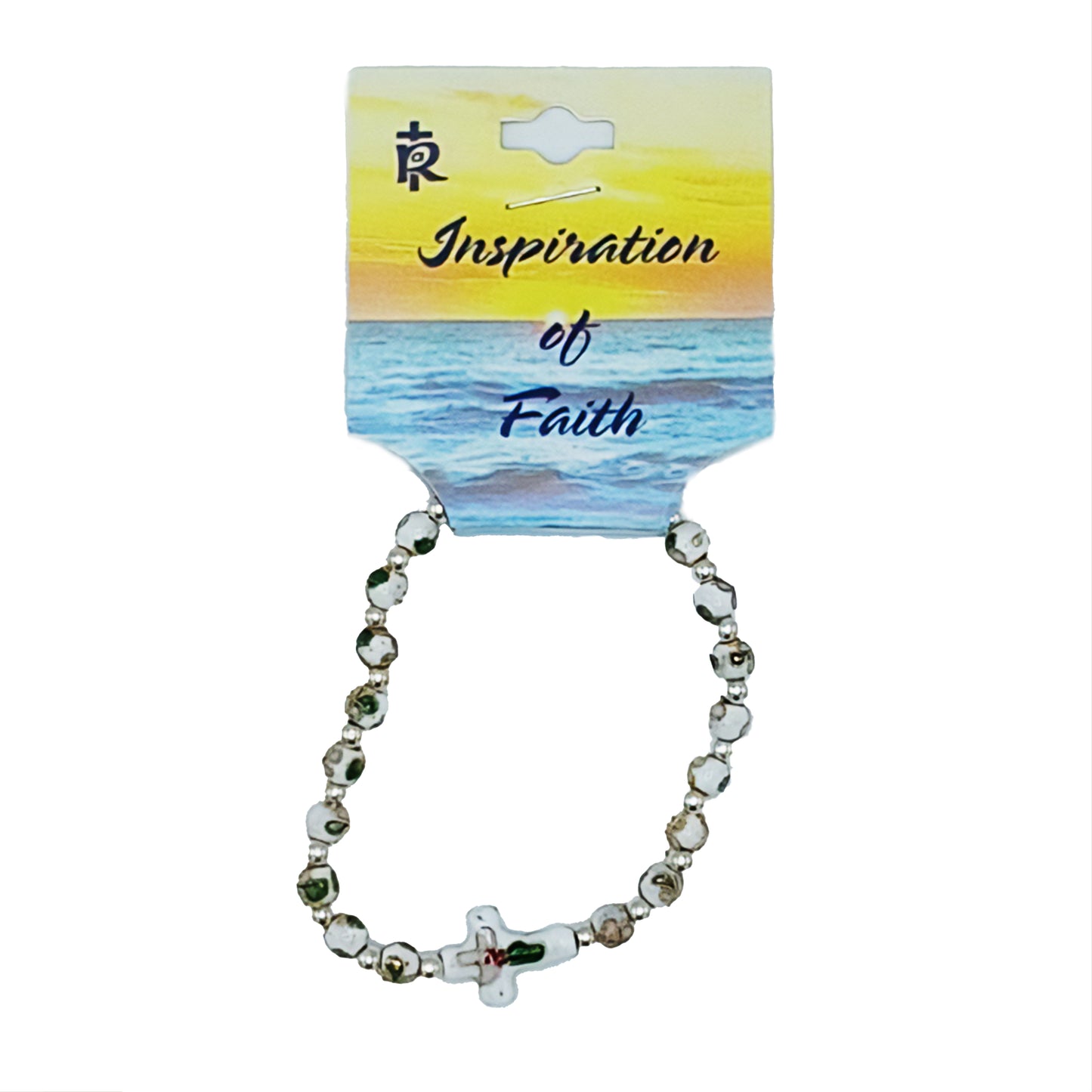 White Cloisonne Bracelet