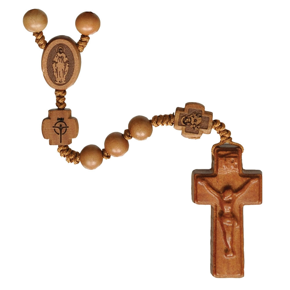 Light Jujube Wood Rosary