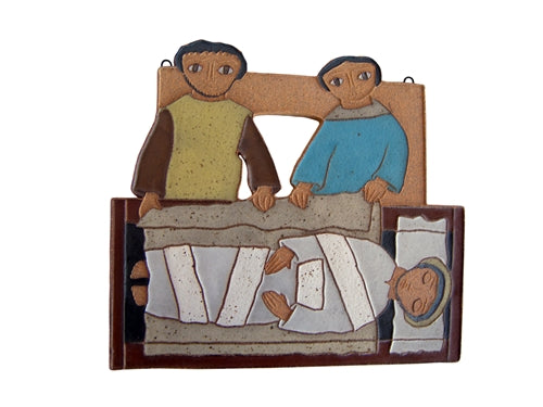 14th Station of the Cross- Jesus is Laid in the Tomb (Large)