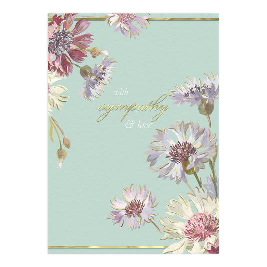 Sympathy Wildflower Greeting Card