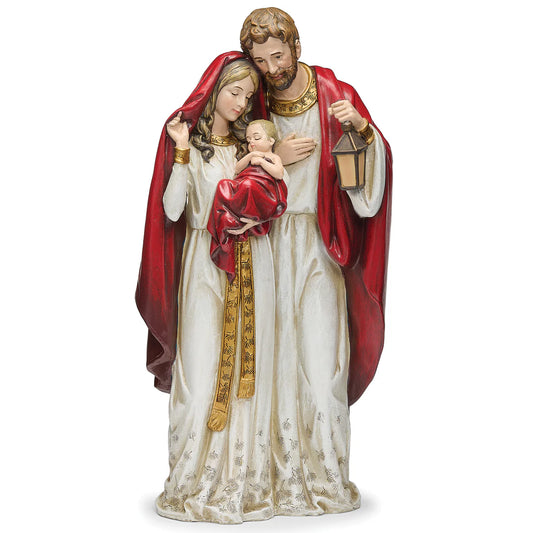 12.75"H Holy Family Red
