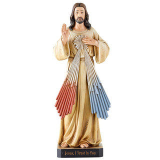 12" Divine Mercy Statue
