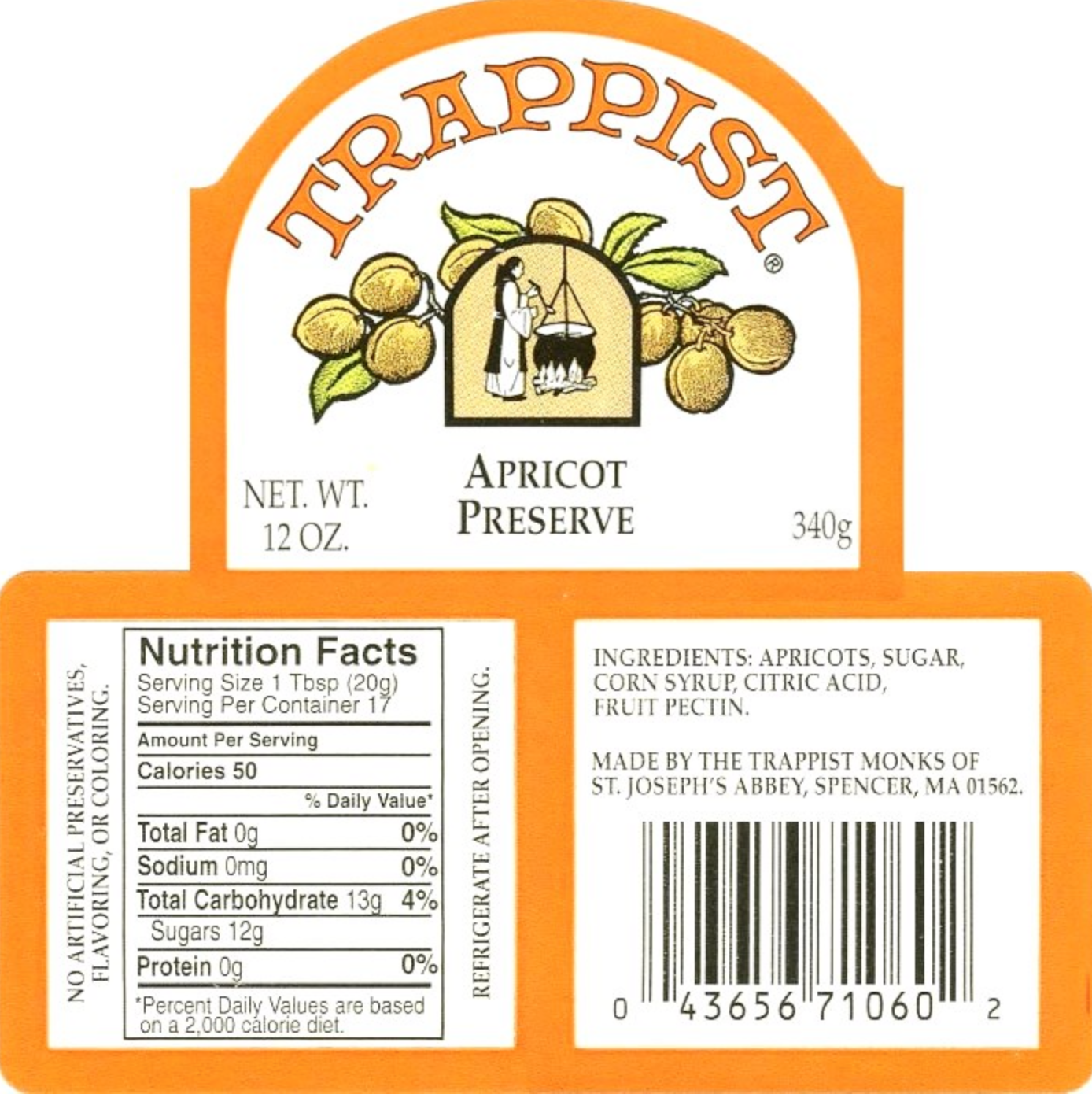 Trappist Preserves - Apricot Preserves