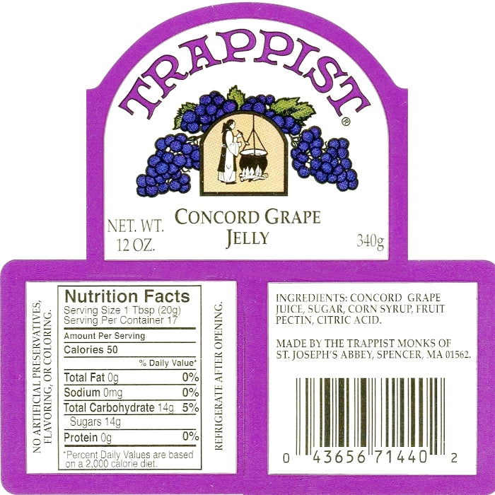 Trappist Preserves - Concord Grape Jelly