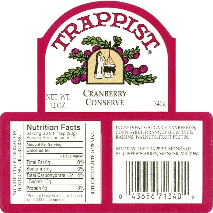 Trappist Preserves - Cranberry Conserve