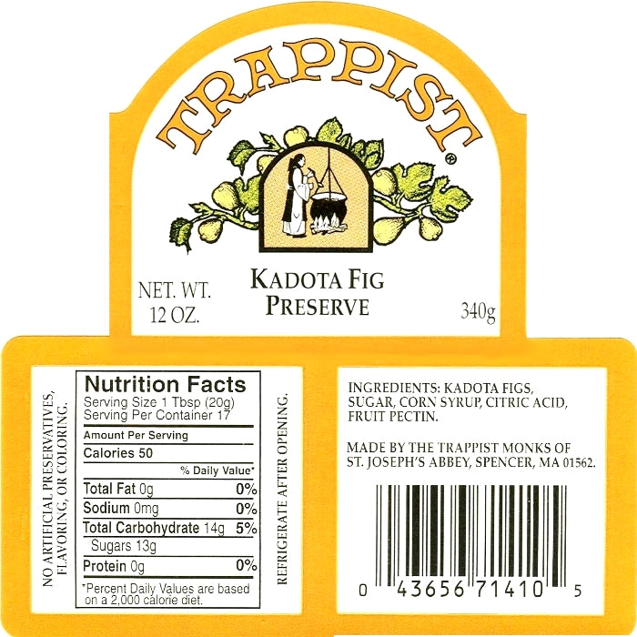 Trappist Preserves - Kadota Fig Preserves