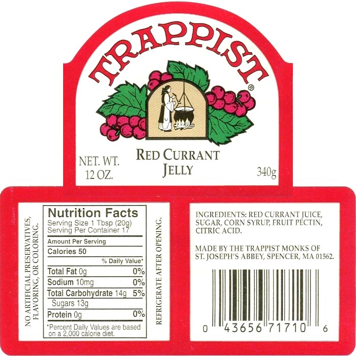 Trappist Preserves - Red Currant Jelly