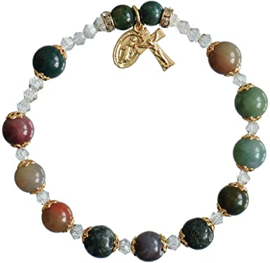 Rosary Bracelet Multicolor Onyx 8mm