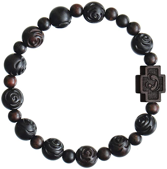 Rosary Bracelet 10mm Jujube Wood