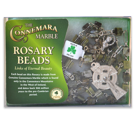Rosary Connemara Marble Bxd
