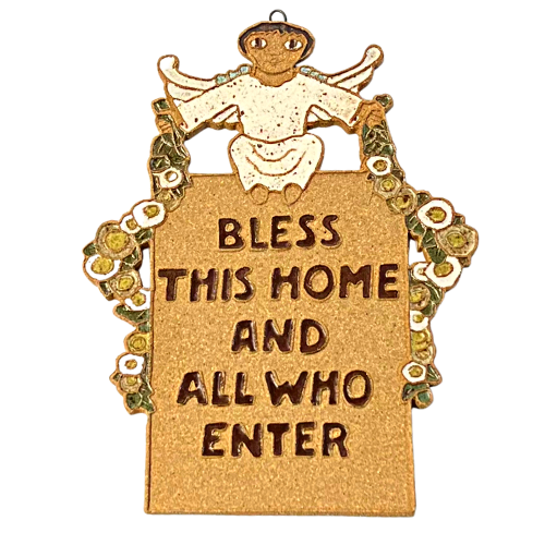 Bless This Home and All Who Enter - Ceramic