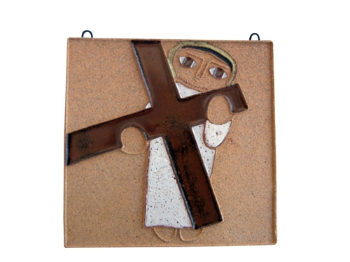 2nd Station of the Cross-Jesus Carries His Cross (Small)