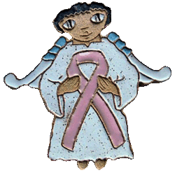 Breast Cancer Awareness Pink Ribbon Angel
