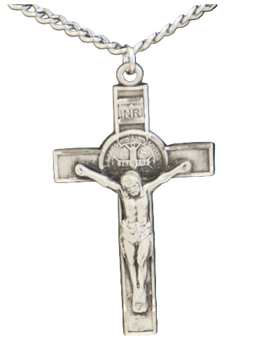 Sterling Silver St. Benedict Crucifix