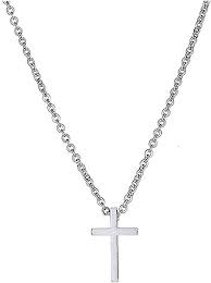 Cross Necklace White