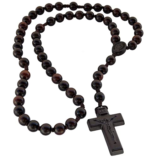 5 Decade Jujube Wood Rosary