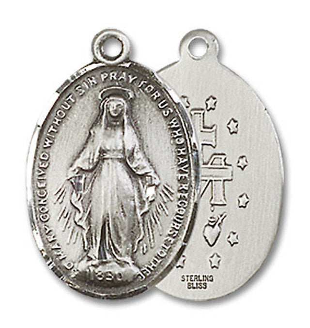 SS Miraculous Medal 18"