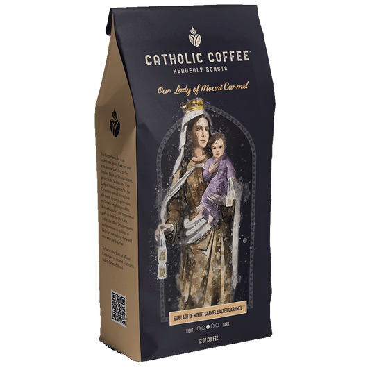 Catholic Coffee- Our Lady of Mount Carmel Salted Caramel