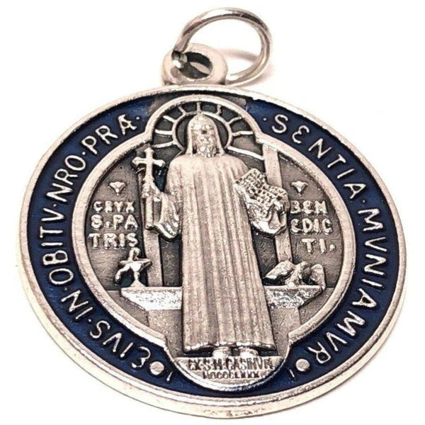 3.5" Enamel St. Benedict Medal